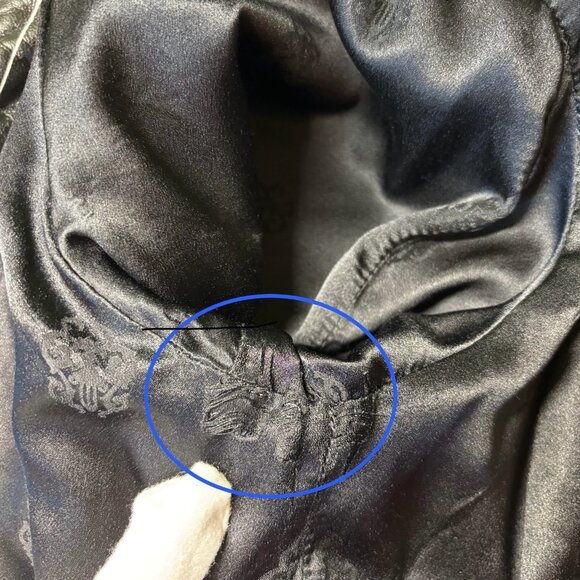 Chrome Hearts Black Leather Jean Jacket w/ White Pinstripe (Vintage) - Picture 13 of 14